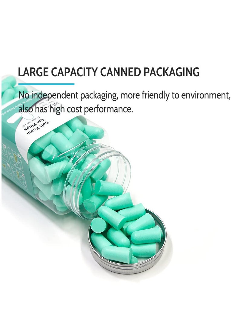 SYOSI Ultra Soft Foam Earplugs Sleep 60 Pairs 38dB Noise Reduction Ear Plugs for Sleeping Work Travel and Shooting  - Image 2