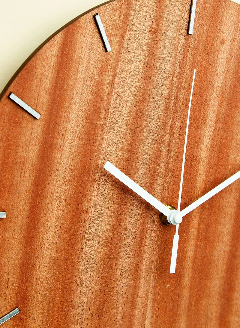 Noire Edit Wooden Wall Clock
