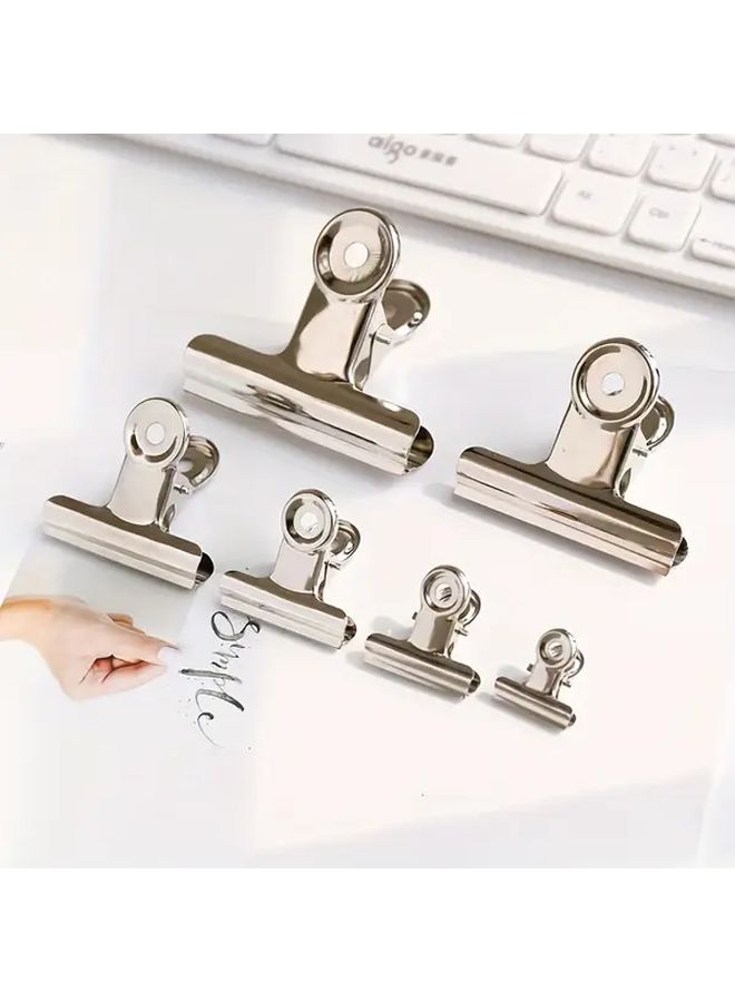 Stainless Steel Ticket Clips 10pcs Round Clip Set Model 1 18inch Strong Metal Clips - Image 2