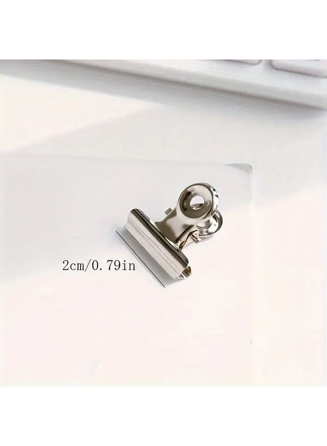 Stainless Steel Ticket Clips 10pcs Round Clip Set Model 1 18inch Strong Metal Clips - Image 5
