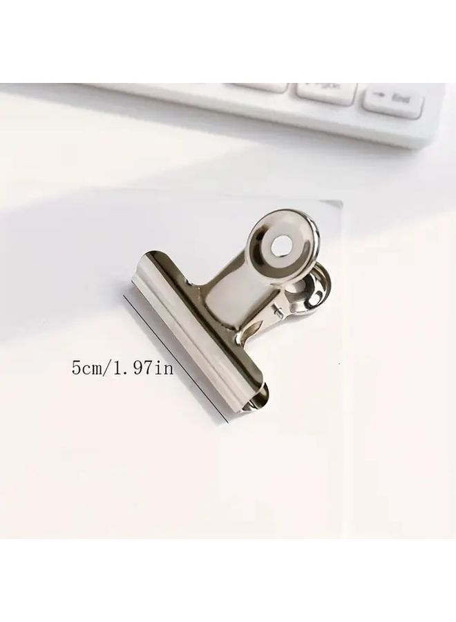 Stainless Steel Ticket Clips 10pcs Round Clip Set Model 1 18inch Strong Metal Clips - Image 3