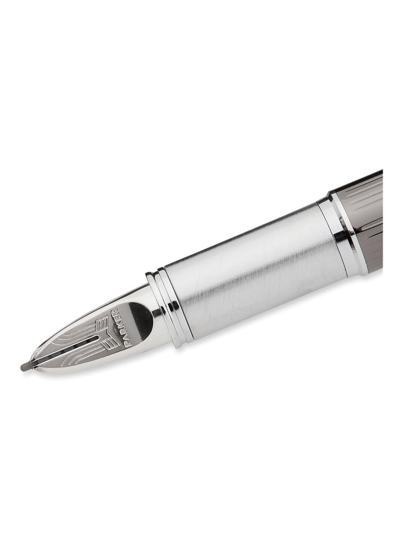Parker Im Premium Chiseled Twin Metal With Chrome Trim| 5th Technology Mode Pen| With Refill & Gift Box| 6411, S0976060 - Image 3