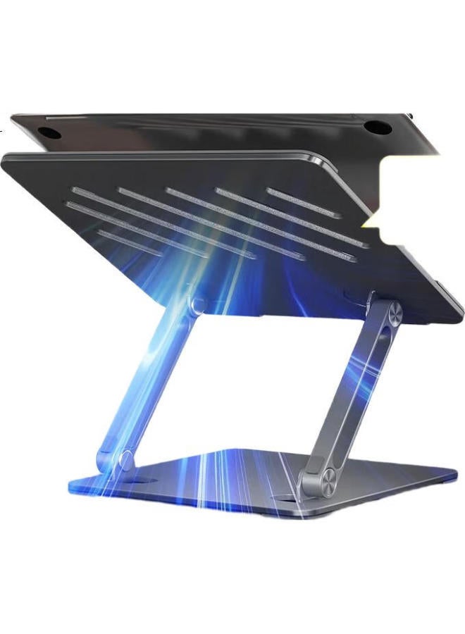 Luckpro Laptop Stand, Foldable Computer Stand, Laptop Cooling And Height-Increasing Stand, Desktop Suspended Vertical Computer Desk Stand Suitable For Apple Mac, Lenovo Legion, Xiaomi, Huawei - Image 3