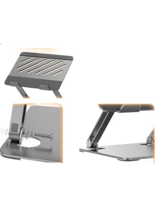 Luckpro Laptop Stand, Foldable Computer Stand, Laptop Cooling And Height-Increasing Stand, Desktop Suspended Vertical Computer Desk Stand Suitable For Apple Mac, Lenovo Legion, Xiaomi, Huawei - Image 2