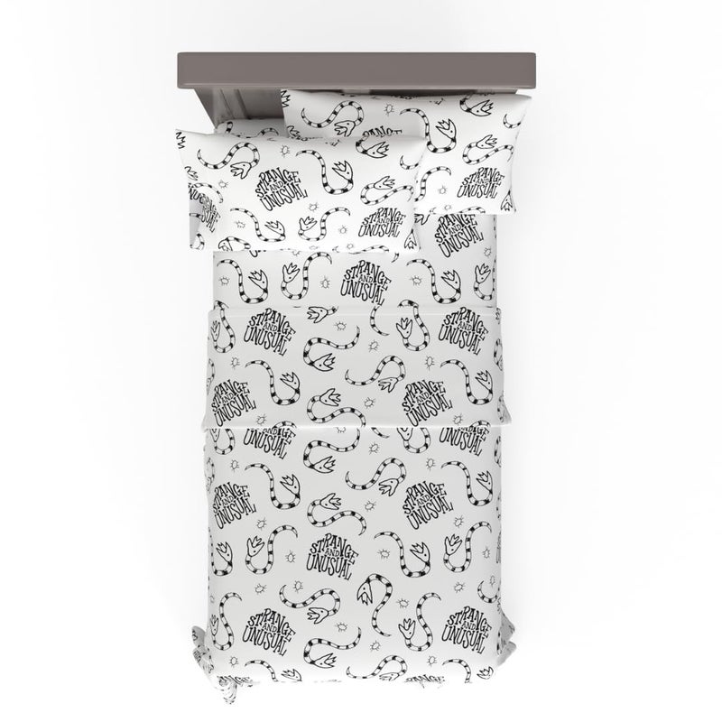 Franco Collectibes Beetlejuice Bedding Super Soft Microfiber Twin Sheet Set  College Dorm Essentials  (Officially Licensed Product) - Image 1