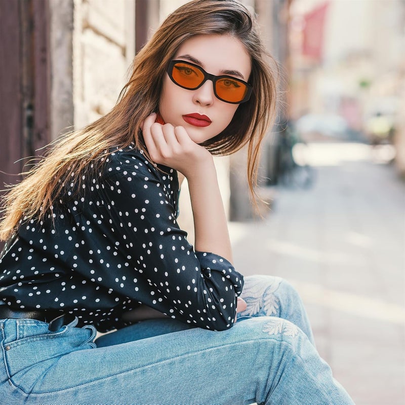 فيسيدي نظارات شمسية صغيرة مربعة من فيسيدي للنساء والرجال، كلاسيكية وعصرية وغير منتظمة B2322 - Image 4