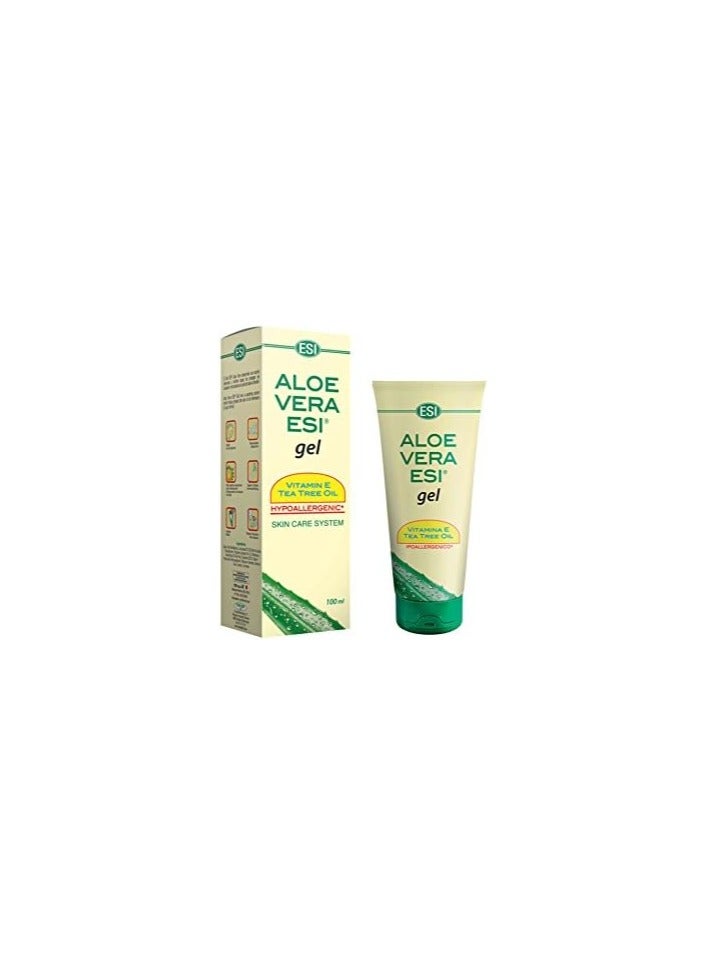 Aloe Esi Aloe Vera Gel Vit E + Teatree 100 Ml:2214/3390
