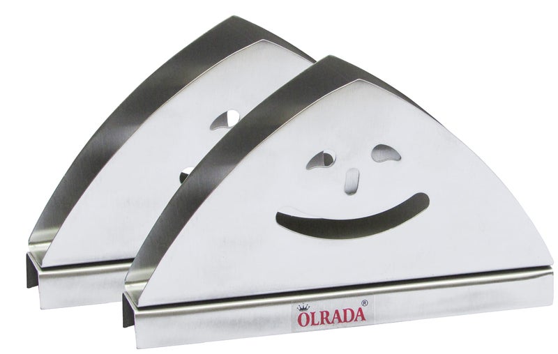 OLRADA Stainless Steel 2Pcs Napkin and Tissue Paper Holder - Image 5