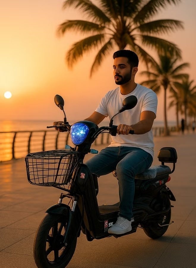 سكوتر كهربائي | سكوتر كهربائي للكبار | دراجة كهربائية بريموت كونترول 48V| اطارات 14 انش | أداء فائق، تصميم مبتكر، وسهولة في الاستخدام - Image 3