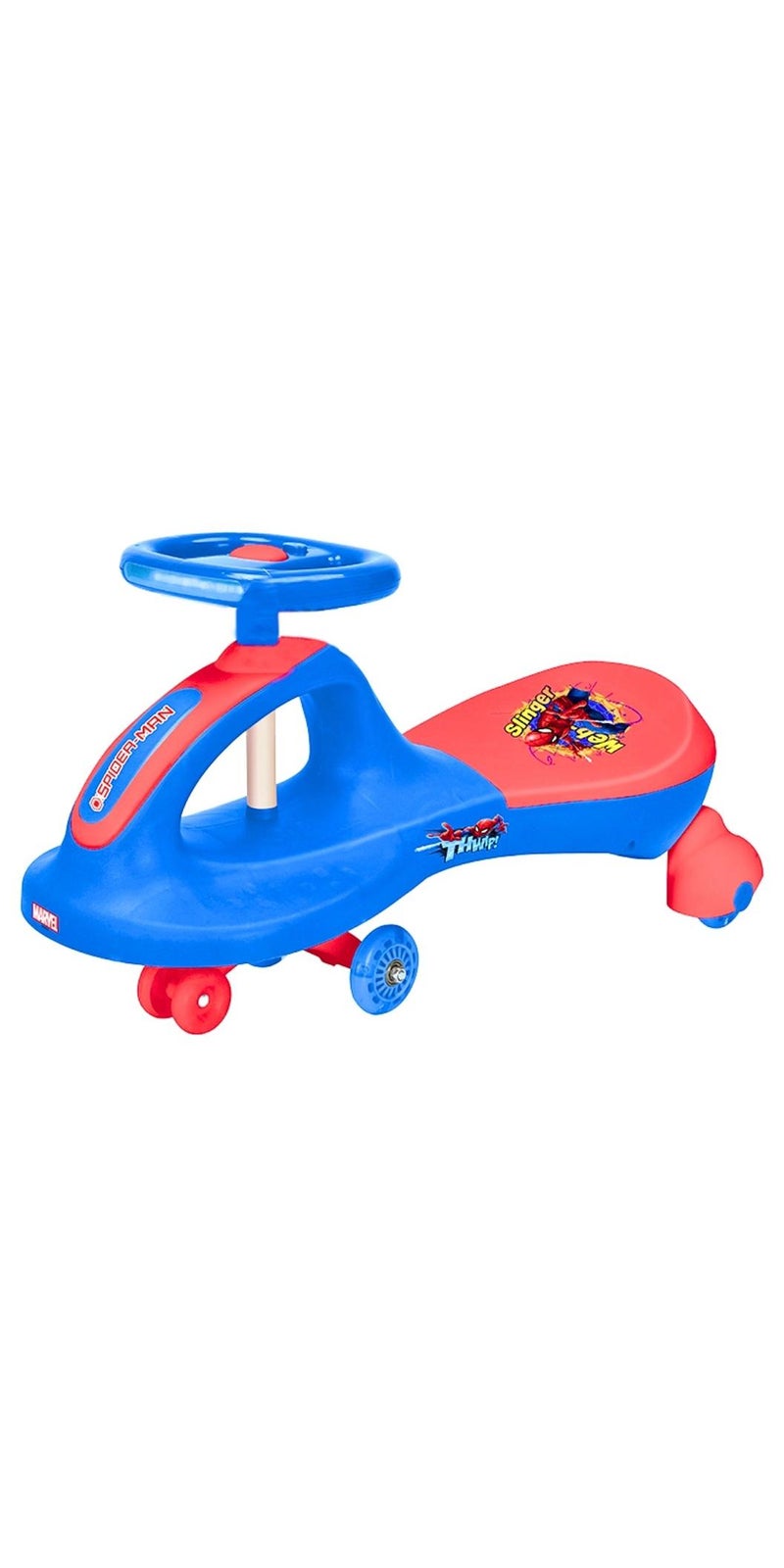 SPIDERMAN Marvel Spiderman Plasma Swing Car for Ages 3+ Years (Blue/Red) - Image 1