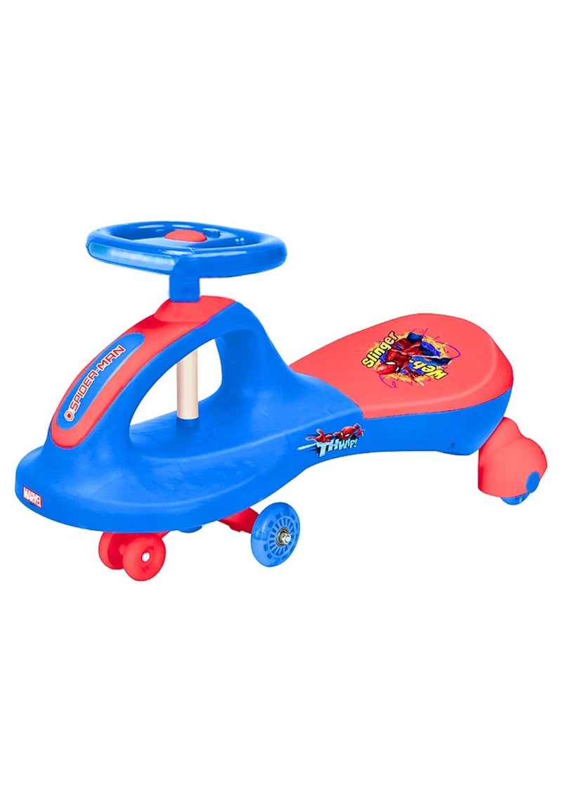 SPIDERMAN Marvel Spiderman Plasma Swing Car for Ages 3+ Years (Blue/Red) - Image 1