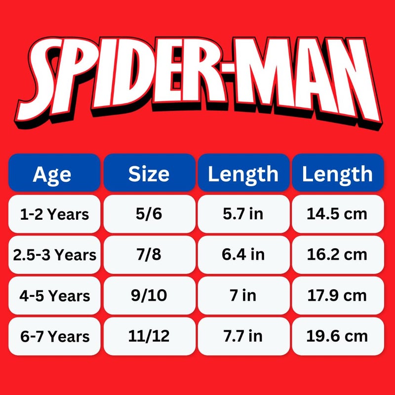 Josmo Kids Spiderman Clog Sandal Waterproof Slip-On Slides for Boys - Spidey Closed Toe Clogs with Backstrap - Navy Red (Size 5-6 Toddler) - Image 4