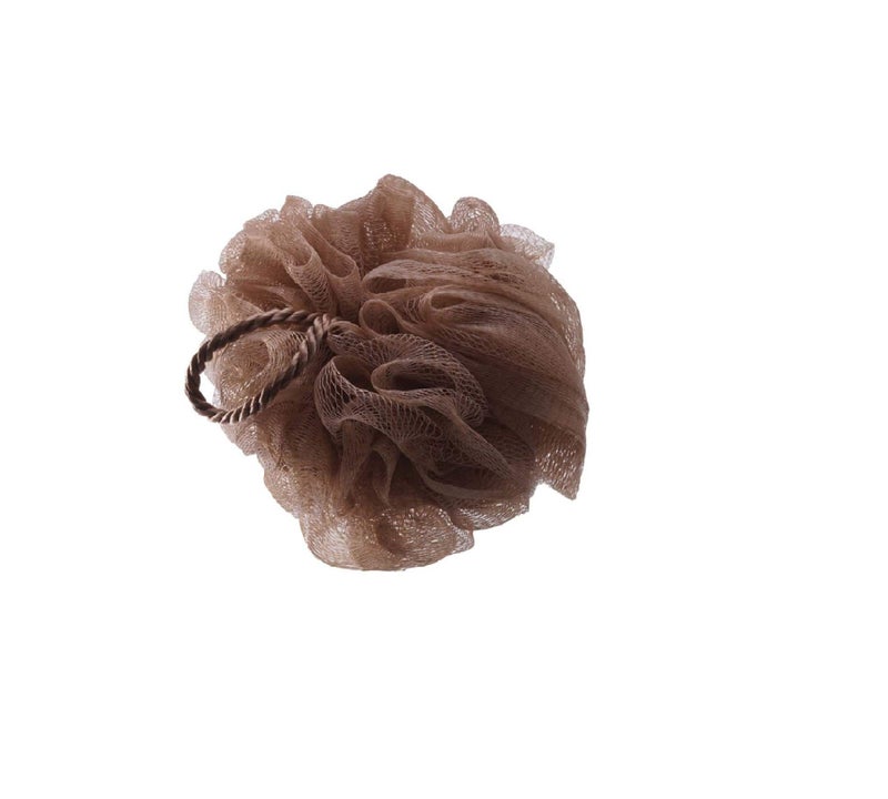 Dr. Care Dr Care Super Soft Bath Sponge Fluffy Puffy Loofah (Brown) - Image 4