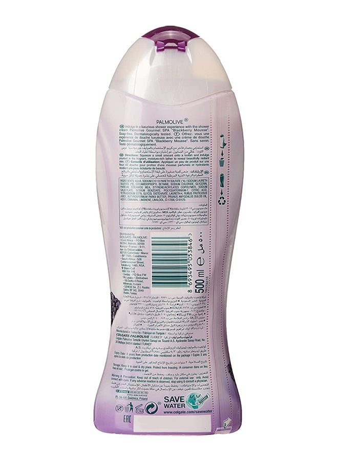Palmolive Gourmet Spa Black Berry Mousse Body Wash 500ml - Image 2