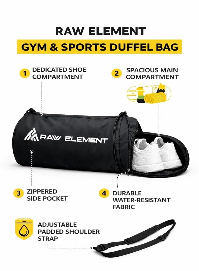 Raw Element Waterproof 20L Unisex Gym Bag Lightweight Raw Element Travel Bag with Adjustable Strap, Side Grip Handle, and Roomy Space (Blue) - Image 3