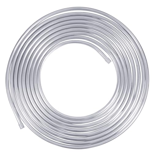 YullSorom 38 Metal Fuel Line38 OD Aluminium Coiled Tubing Hard Tube for Refrigeration Tubing Automotive Oil PipeBrake Line Metal Gas Line 10FT - Image 1