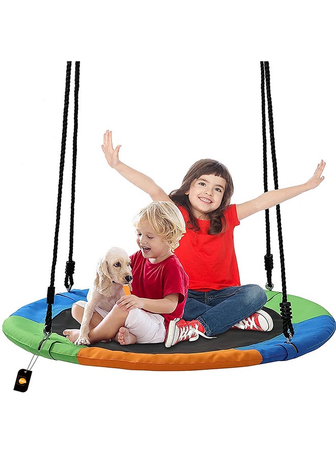 Kidle Round Cushion Disc Swing For Children 100 x 100 x 120cm - Image 2