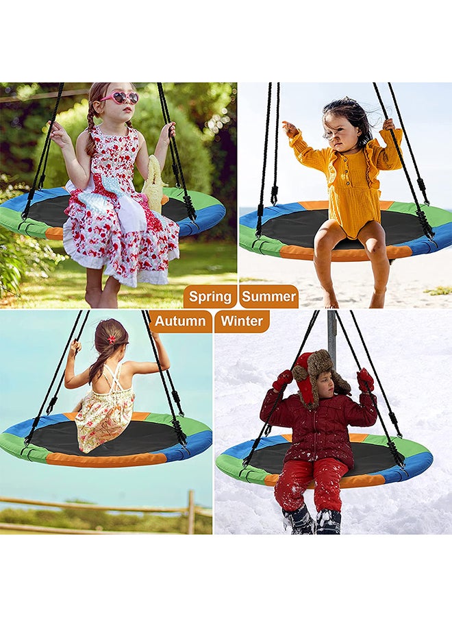 Kidle Round Cushion Disc Swing For Children 100 x 100 x 120cm - Image 5