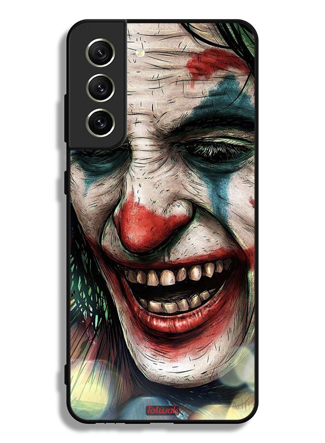 Tolwak Samsung Galaxy S21 FE 5G Protective Case Cover Joker Laughing Face - Image 3