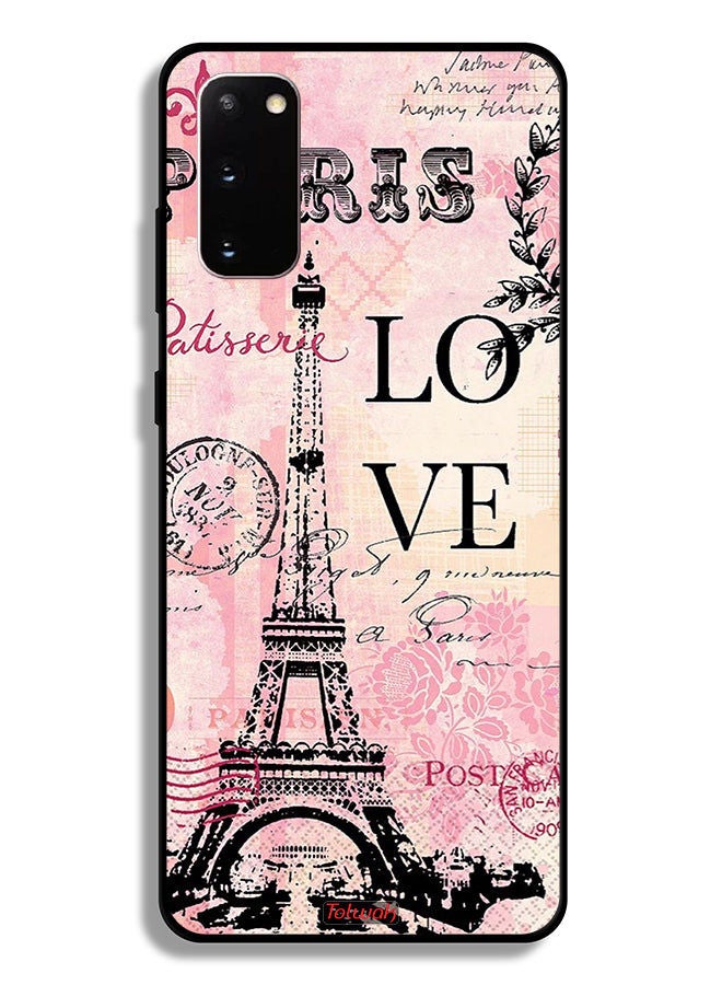 Tolwak Samsung Galaxy S20 4G Protective Case Cover Paris Love - Image 2