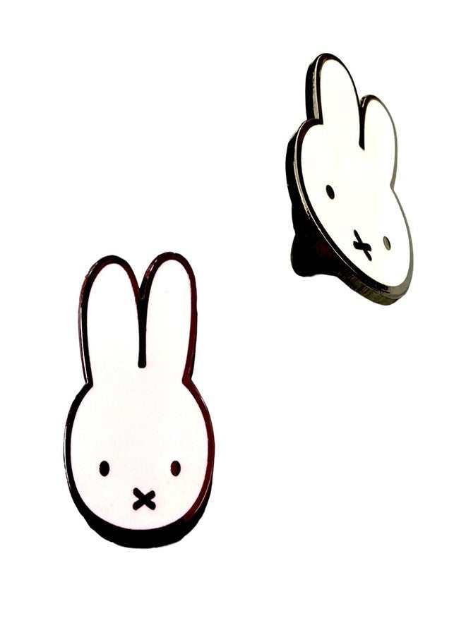 KOZUKI Bunny Pin - Cute Rabbit Enamel Brooch for Women & Girls - Clip Lapel Pins - Image 1