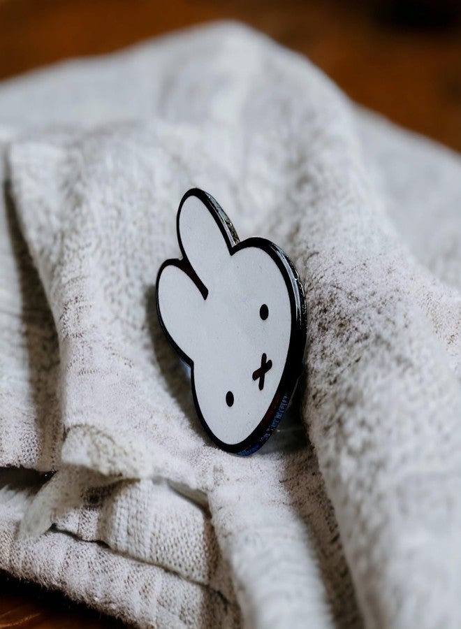 KOZUKI Bunny Pin - Cute Rabbit Enamel Brooch for Women & Girls - Clip Lapel Pins - Image 5