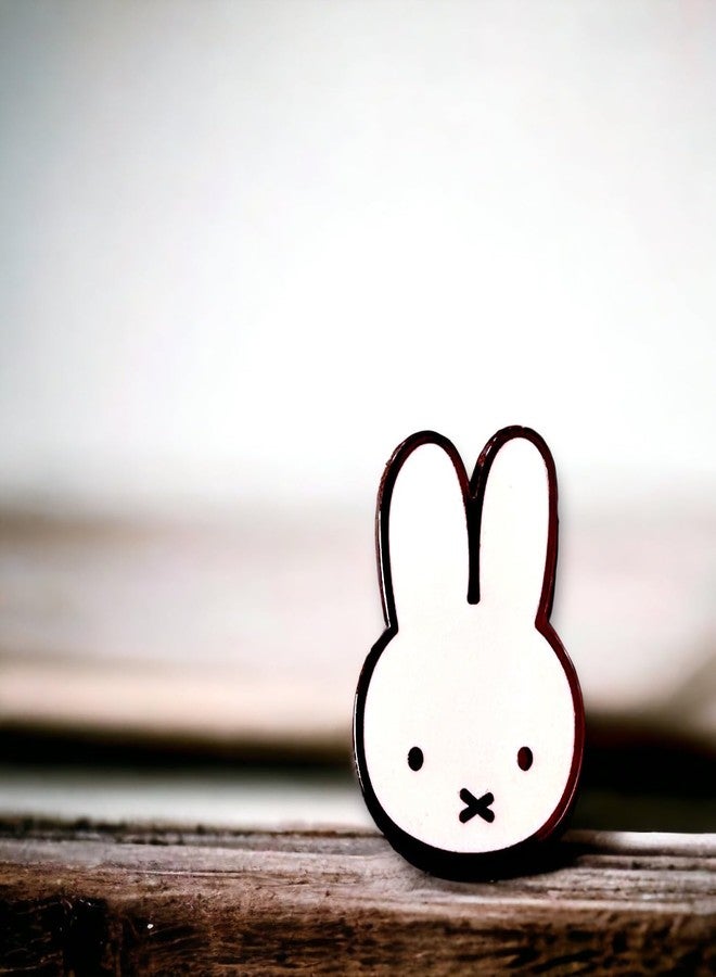 KOZUKI Bunny Pin - Cute Rabbit Enamel Brooch for Women & Girls - Clip Lapel Pins - Image 3