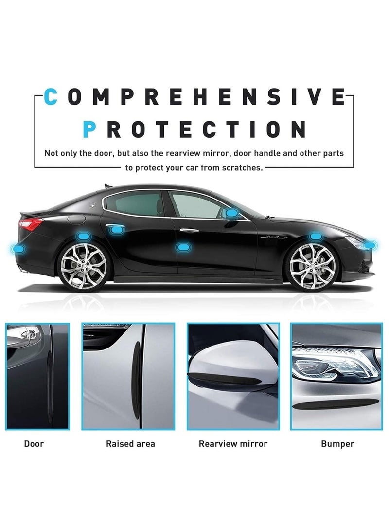 RATSAW 6 PCS Car Door Edge Guards Universal Auto Door Side Edge Protection Guard for Rubber Anti Collision Bumper Guard Self Adhesive Auto Door Side Edge Protection for Car Door Edge Protection - Image 4