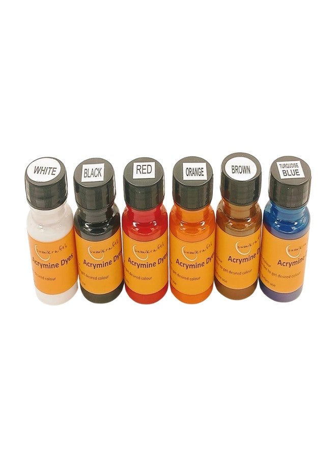 sumikrafts Screen Printing kit for Beginners: 6 Assorted Pigment Dyes+ Screen Printing Wooden Frame Small 8"x10" pre Stretched mesh no 16(Option 4) - Image 2