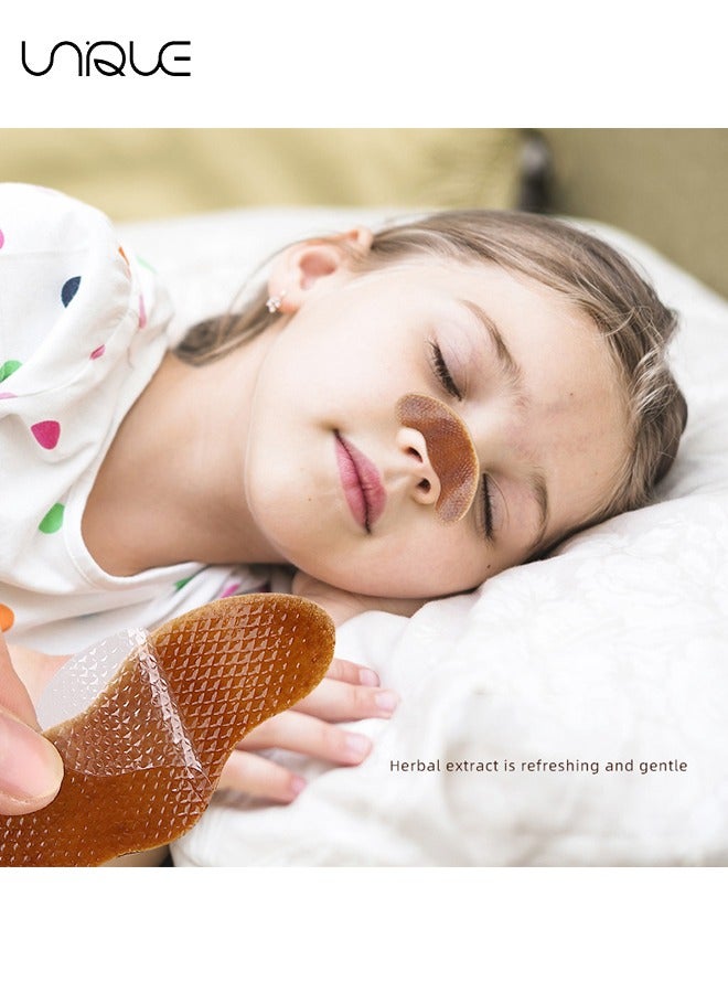 Unique 10 Pcs Nose Breathing Strip Nasal Strips for Snoring, Nose Strips for Breathing, Reduce Snoring - Relieve Nasal Congestion Caused by Colds and Allergies (Brown) - Image 4