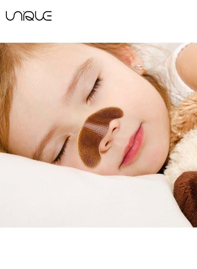 Unique 10 Pcs Nose Breathing Strip Nasal Strips for Snoring, Nose Strips for Breathing, Reduce Snoring - Relieve Nasal Congestion Caused by Colds and Allergies (Brown) - Image 5