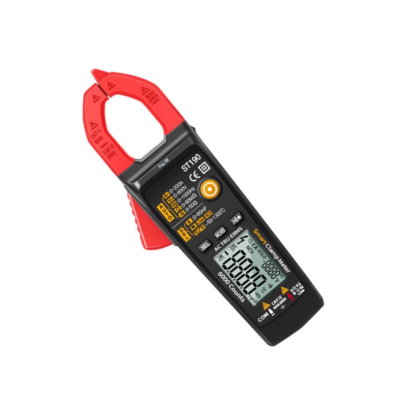 Alipis Professional Clamp Multimeter Digital Display Accurate Voltage Measurement Home Auto - Image 2