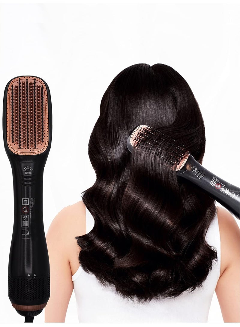 Ruay Professional Hair Styling & Drying Brush 2 in 1 1200W Black - Image 4