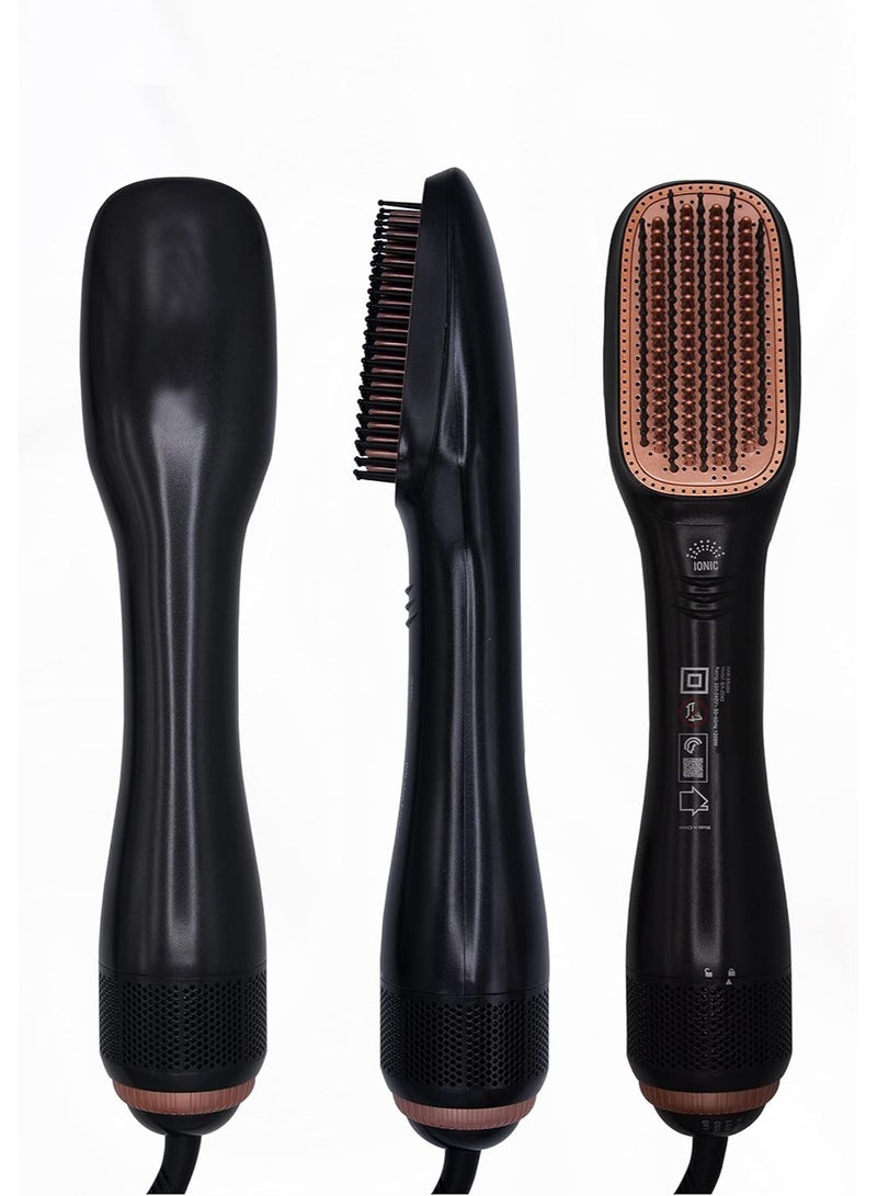 Ruay Professional Hair Styling & Drying Brush 2 in 1 1200W Black - Image 1