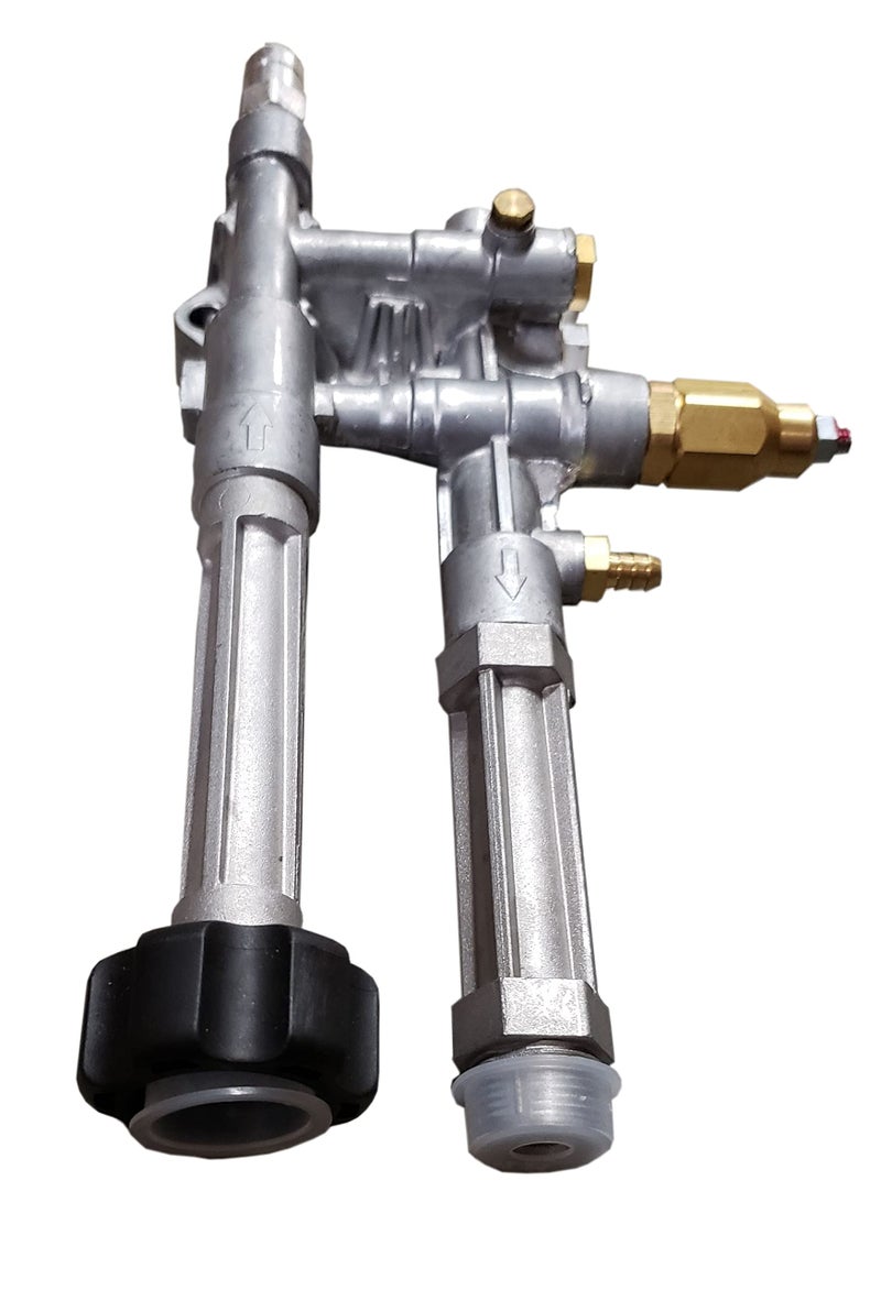 AR ANNOVI REVERBERI AR42940 Replacement Pressure Washer Head for AR Pump SRMW Complete Aluminum