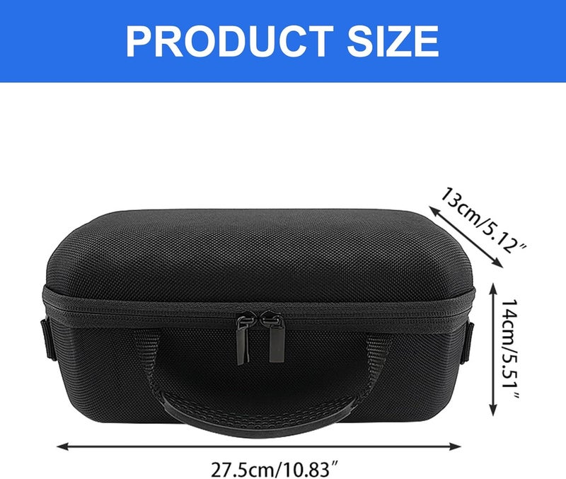 Compact Carry Case Travel Storage Bag Scratch Organiser for Dedicated Loudspeaker Shockproof Box Black Travel Carry Case - Image 5