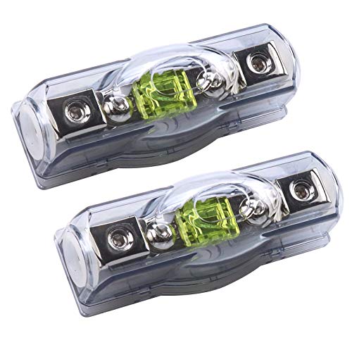 ZOOKOTO 2pcs 100A Car Audio Power Wire Fuse Holder, Car Boat Marine Auto manl Fuse Block 100AMP 4 Gauge - Image 1