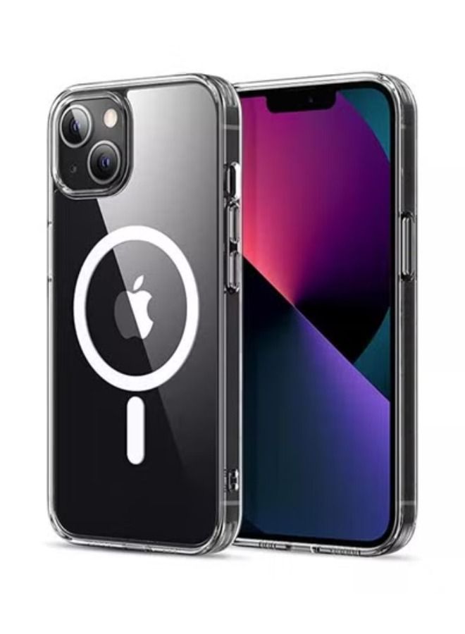 ACLIX iPhone 13 Magsafe Case with Shock Absorption Anti Scratch TPU Precise Cutouts iPhone 13 Crystal Case Magnetic Cover Design to Protect iPhone 13 Case 6.1inch - Image 1