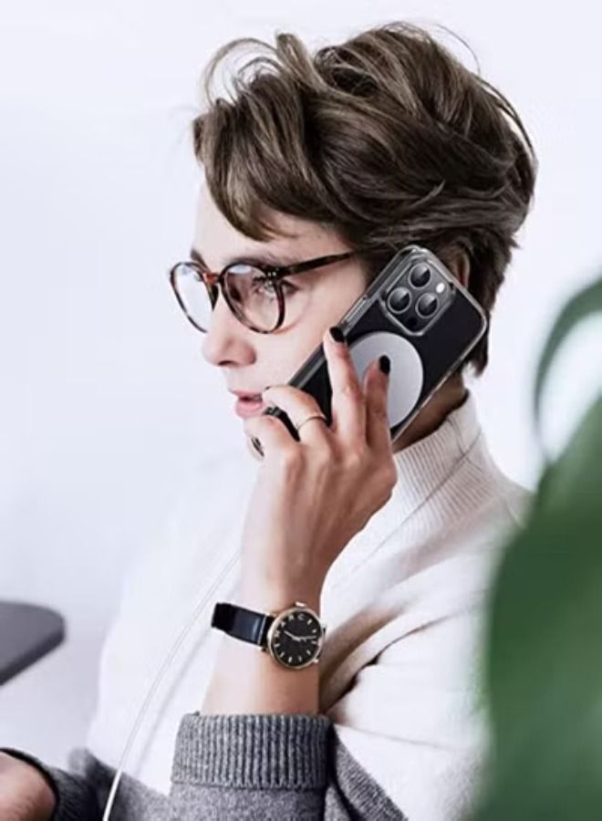 ACLIX iPhone 13 Magsafe Case with Shock Absorption Anti Scratch TPU Precise Cutouts iPhone 13 Crystal Case Magnetic Cover Design to Protect iPhone 13 Case 6.1inch - Image 3