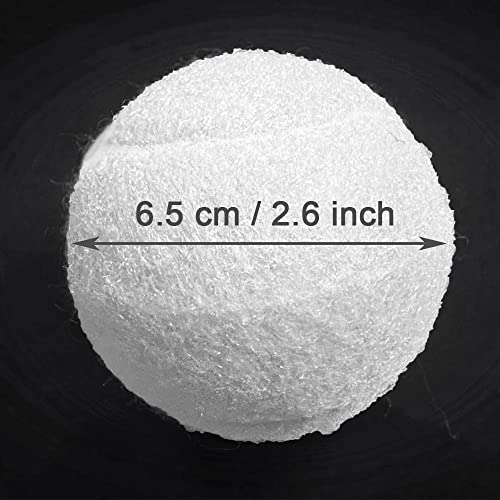 Swity Home Tennis Balls, 12 Pack Training Balls for Lessons, Practice, Playing with Pet (White) - Image 2