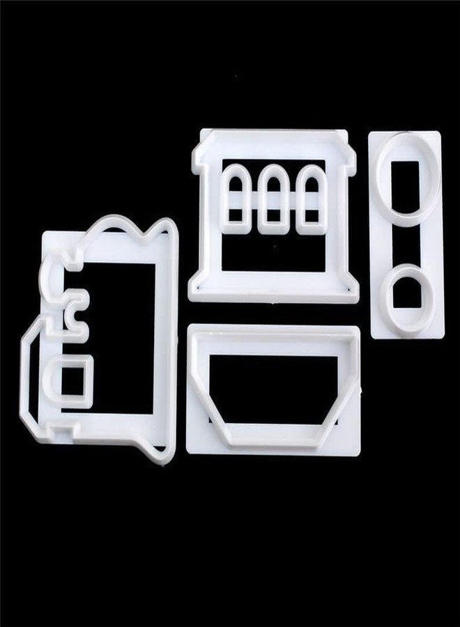 Global+Plus Fondant Train Theme Shape Mold Embosser Cookie Cutter Cake Decoration Tool - Image 1