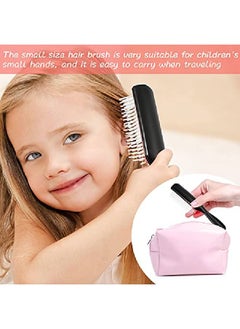 Patelai 3 Sizes 9Row And 5Row Cushion Nylon Hair Brush For Natural Curly Hair Travel Detangling Brush Classic Styling Comb For Women Men Volumizing Shaping Separating Defining Curls Hair Salon  - Image 5