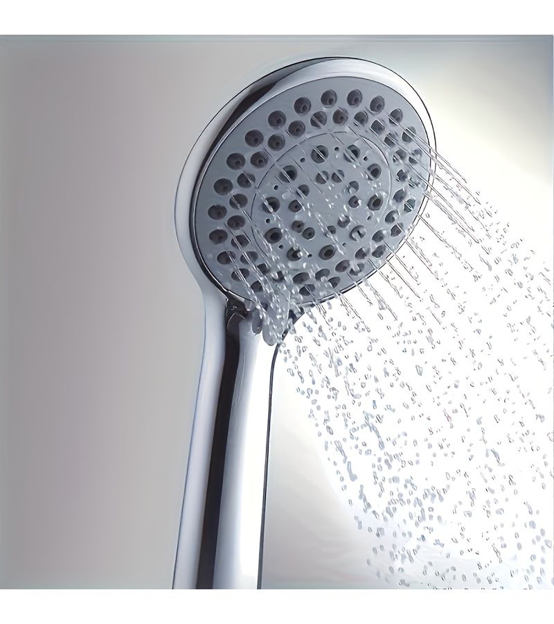 Silvery Multifunctional Large Panel High Pressure Shower Head Universal Bathroom Hotel Shower Accessory - Image 1