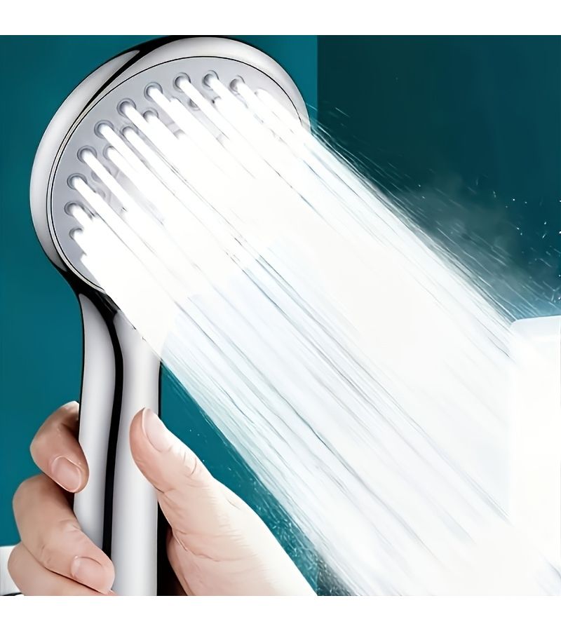 Silvery Multifunctional Large Panel High Pressure Shower Head Universal Bathroom Hotel Shower Accessory - Image 2