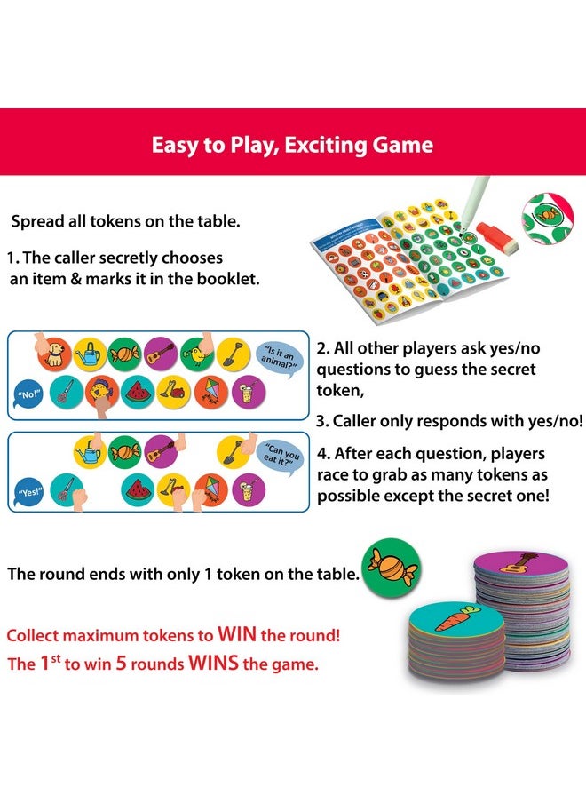 CHALK AND CHUCKLES - Chalk and Chuckles Not That One Board Games for Kids, Fun Guessing Game, Age 4-99, Educational Toys for Kids 5+ Years, Gifts for Girls, Boys Age 6, 7, 8, 9 and Up, Travel Friendly Card Games - Image 1