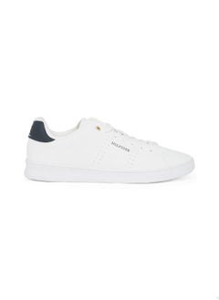 Men's Leather Cupsole Court Trainers - Leather, White - pzsku/ZDD68F2618FA485405CECZ/45/_/1738058176/4c82e9cc-fe74-429c-9117-7e01ed83cf57