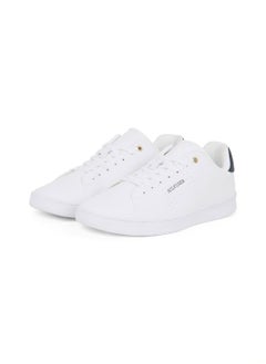 Men's Leather Cupsole Court Trainers - Leather, White - pzsku/ZDD68F2618FA485405CECZ/45/_/1738058179/77238ad4-868f-4b00-86da-ecf7478a01ab