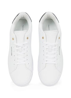 Men's Leather Cupsole Court Trainers - Leather, White - pzsku/ZDD68F2618FA485405CECZ/45/_/1738058181/95659918-faeb-4be4-a9d4-4b2a65c86622