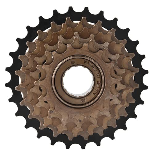 Linist Bicycle Cassette Freewheel 7 Speed Bicycle Sprocket Cycle Parts 6/7-Speed Screw On Multiple Freewheel, 14-28 Tooth - Image 2