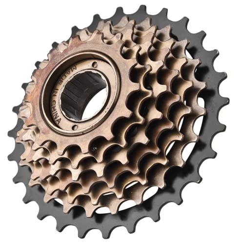 Linist Bicycle Cassette Freewheel 7 Speed Bicycle Sprocket Cycle Parts 6/7-Speed Screw On Multiple Freewheel, 14-28 Tooth - Image 4